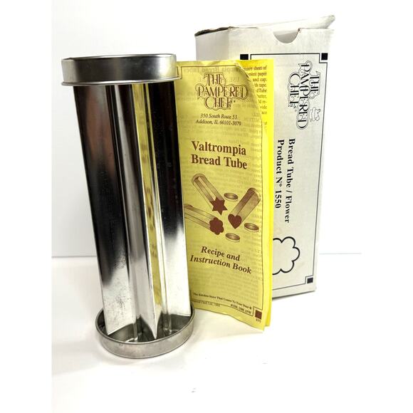 Pampered Chef Valtrompia Bread Star Tube No. 1550 Instructions & Recipes - Picture 1 of 5